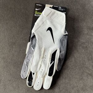 Nike Vapor Jet Football Gloves PGF665 White Gray Size 4XL NEW